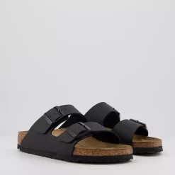 BIRKENSTOCK Arizona Two Strap Sandals F Black Birko Flor - Women’s Sandals -Bikes Shop 1578504048 pr1