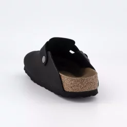 BIRKENSTOCK Boston Clogs Earthy Vegan Black R - Flat Shoes for Women -Bikes Shop 3836809876 bk1