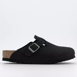 BIRKENSTOCK Boston Clogs Earthy Vegan Black R - Flat Shoes for Women