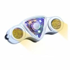 9+2led Bike Tail Light Usb Charging Warning Light Mountain Bike Tail Light (color: Yellow)