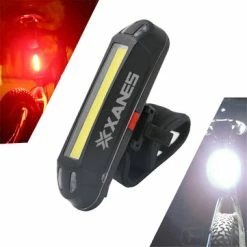 Xanes 2 In 1 500lm Bicycle Usb Rechargeable Led Bike Light Taillight Ul... (design For Outdoor: 1pc)