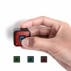 Smart Bike Taillight 16 Brightness LED Lamp Beads 350mAh Battery Waterproof 6 Light Modes Bicycle Wa