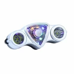 9+2led Bike Tail Light Usb Charging Warning Light Mountain Bike Tail Light (color: White)
