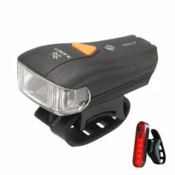 XANES Bike Light Set 600LM XPG + 2 LED Bicycle Headlight 5 Modes USB Charging With 4 Modes Taillig