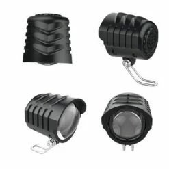 36-48V 2.4W Wide Voltage Highlight Spotlight Headlamp Horn Electric Bike Electric Scooter Motorcycle