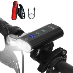 Astrolux BL03 XPG LED 1200LM Bike Headlight + 4 Modes USB Taillight 6000mAh High Capacity Power Ba