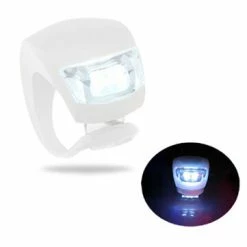 Bike LED 3 Mode Fog Light White With 2 CR2032 Battery