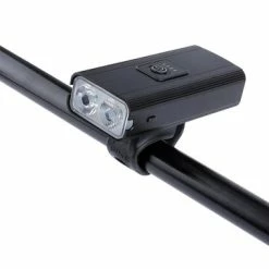 Double-Lamp USB Rechargeable Bike Light Headlight Outdoor Riding Lamp Illumination Bicycle Front Lig