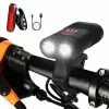 Bike Light Set 3000LM Double LED Bicycle Headlight Type-C Rechargeable With 4 Modes Taillight For MT -Bikes Shop bd94dfe6 517f 45e7 bec5 fb617f2fe2b2