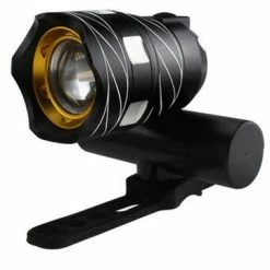 Bike Light Front Bike Light Bike Horn Light Bicycle Cycling Waterproof Multiple Mod... (color: Gold)