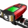 Bikight 3-in-1 350lm Cob Bike Light + Usb Horn Lamp + Speed Meter Lcd Screen 5-modes... (color: Red) -Bikes Shop ffca7eb8 2648 4566 9d52 5238f632a371