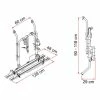 Fiamma 200 D Bike Rack For 2 Bicycles Silver Grey Black Red -Bikes Shop fia 02093a15a 001