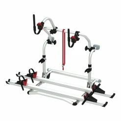 Fiamma Pro C E-Bike Bike Rack For 2 Bicycles Silver Grey Black Red