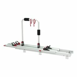 Fiamma Garage Slide Pro-Bike Bike Rack For 2 Bicycles Silver Grey Black Red